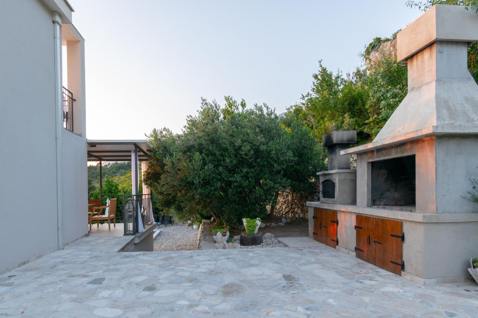 Villa With Sea View Подгора Экстерьер фото