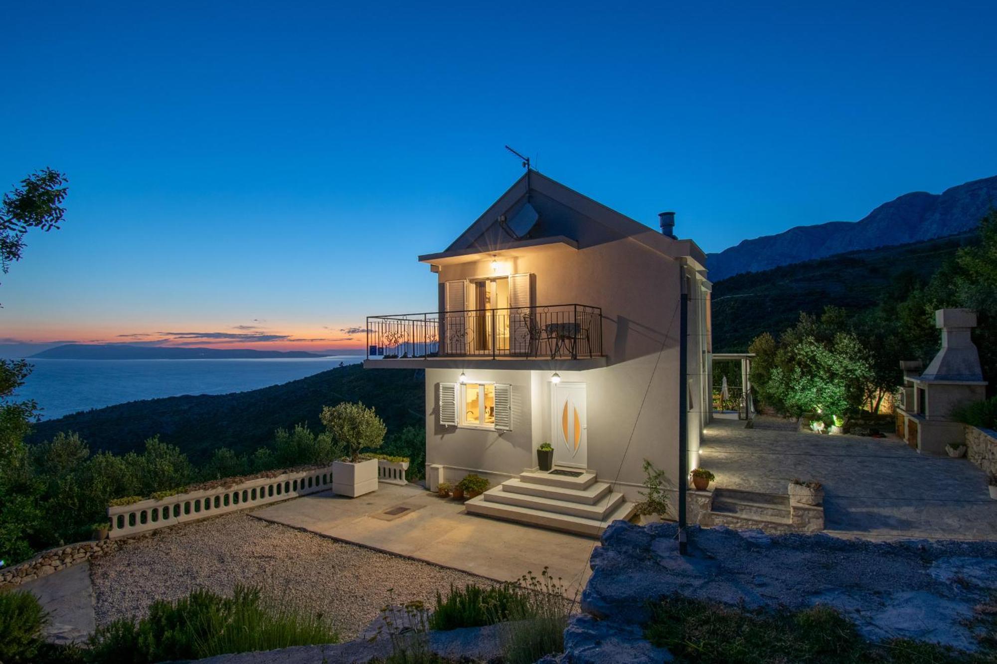 Villa With Sea View Подгора Экстерьер фото